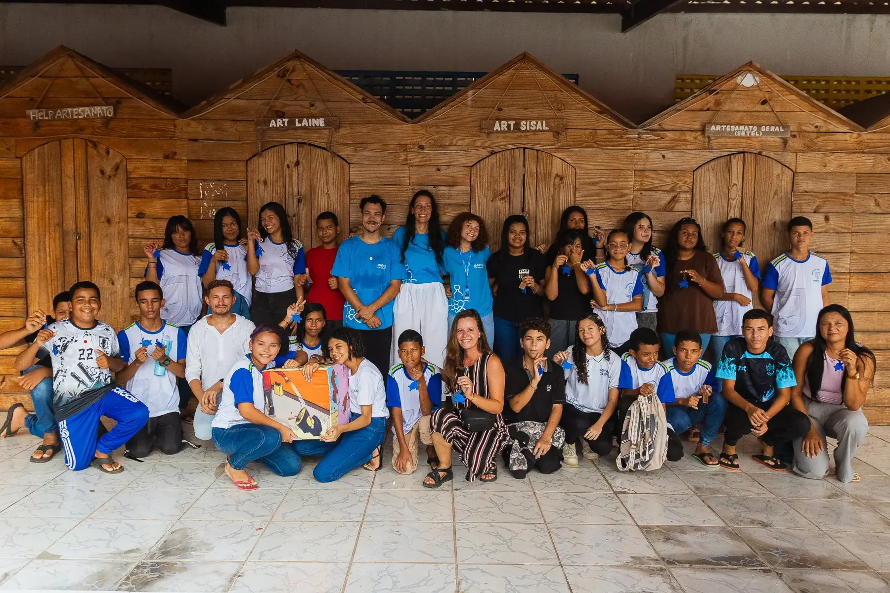 Encontro com estudantes e comunidade